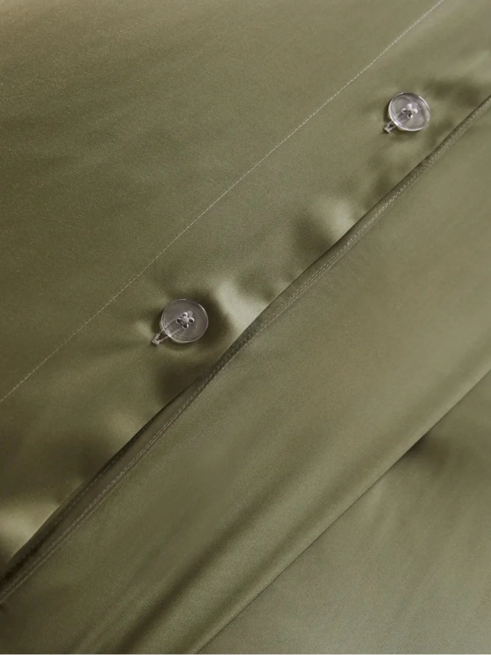 NWOT Quince Bamboo Duvet Cover Set King/ Cali King Olive